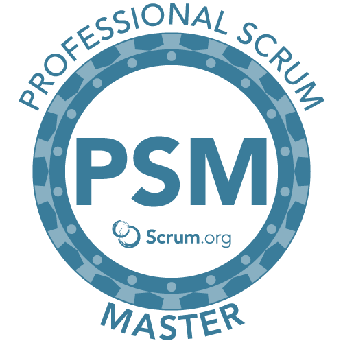 Professional Scrum Master badge